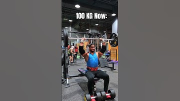 100 KG Bench Press Natural Transformation!