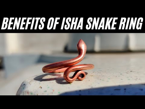 copper snake🐍 ring benefits| Kaal sarap dosh remedy| Isha products review  #CopperSnakeRing #IshaYoga - YouTube