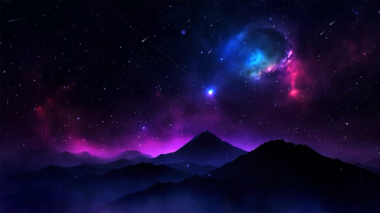 ✨ Shooting Stars In The Night Sky • Fall Asleep FAST • Relaxing Music For A Calm Mind