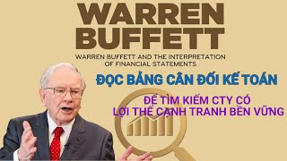 Báo cáo tài chính dưới góc nhìn của Warren Buffett