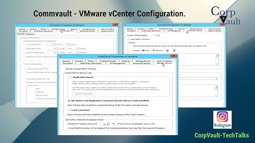 #Commvault - #VMware #vCenter Backup Configuration (Part 03) For Beginners