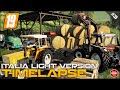 Collecting Bales, Spreading Lime ⭐ FS19 Italia Light Version Timelapse