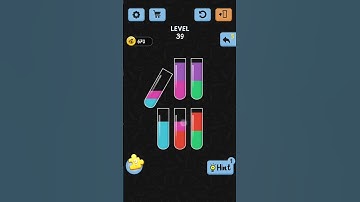 Water color sort | Level 39 | Gameplay