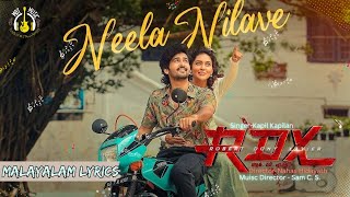 Neela Nilave Malayalam Lyrics | RDX Movie | Shane Nigam, Mahima Nambiar | Tunes Fiesta #mbtunes