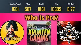 PUBG Emulator GtxPreet vs Dynamo vs Kronten Who is Legend?