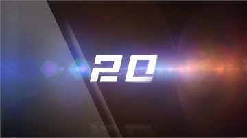 Shocking Optical Shock counting number animation 0-20  | Copyright FREE Counting Number Clip