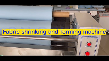 High cost performance smal fabric shrinking and forming machine SL-560
