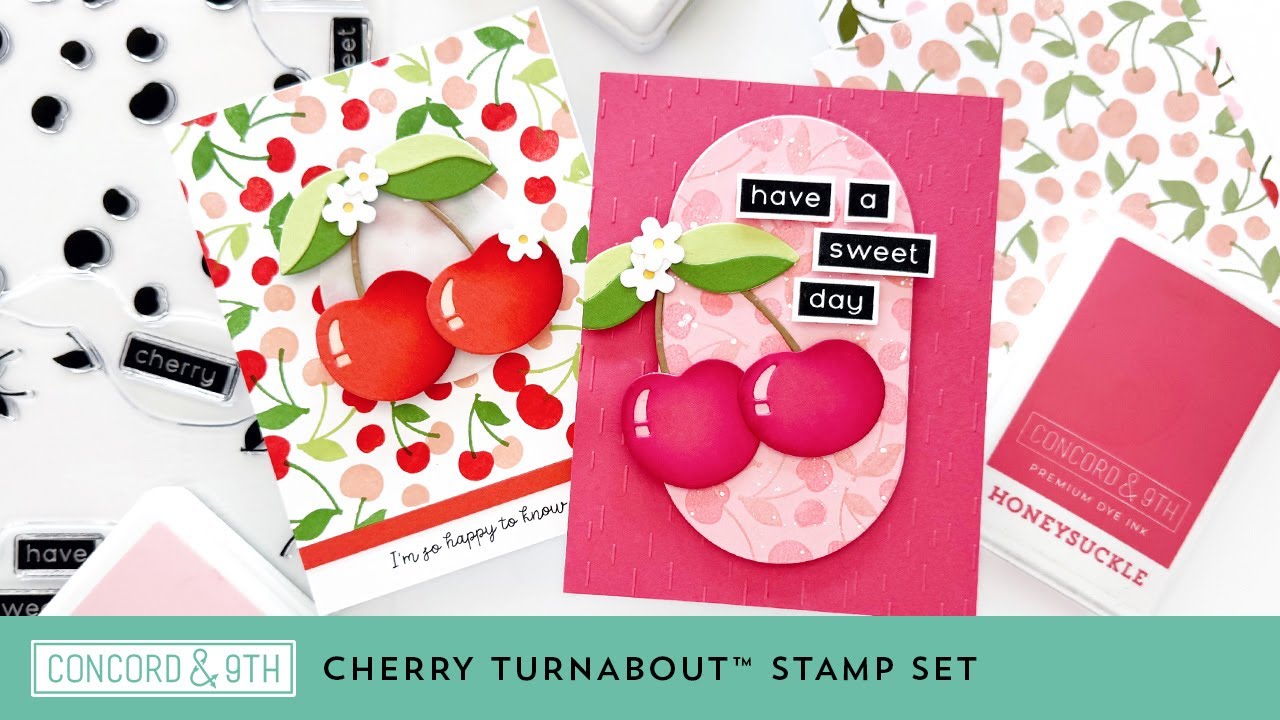 Cherry Turnabout™ Stamp Set - YouTube