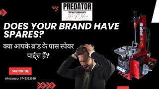 Predator Tyre Changer Machine Spare Parts || क्या आपके ब्रांड के पास स्पेयर पार्ट्स हैं?