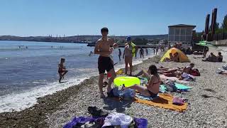 Beach Vlogs - When Youre Black In Russian Beaches- CRIMEAN BEAUTIES