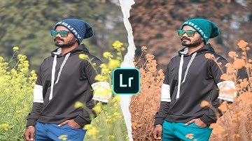 Lightroom Mobile Autumn brown tone colour grading tutorial preset Download free/