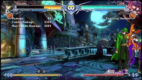 BBCF2 Hazama Meterless Grab Combos