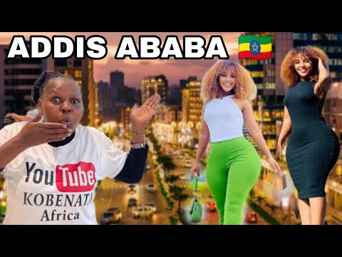 The City Glitters At Night Like America This Is Addis Ababa Ethiopia