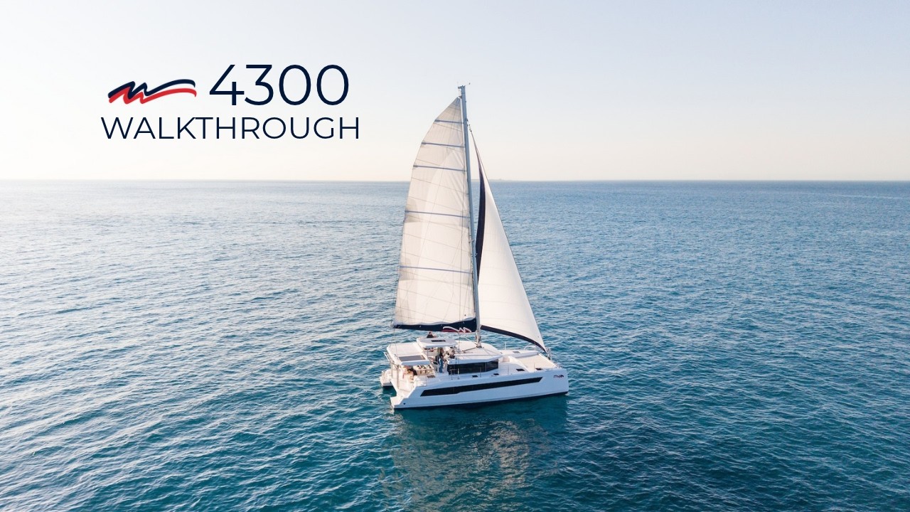 ⁣Moorings 4300 3-Cabin | In-Depth Sailing Catamaran Walkthrough