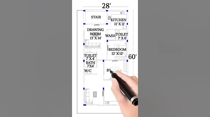 #28x60 #20x60 #20x60housedesign #houseplan #30x70houseplan #2bhk #3bhk #1200sqft