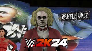 Beetlejuice & Lydia entrance  (WWE 2K24)