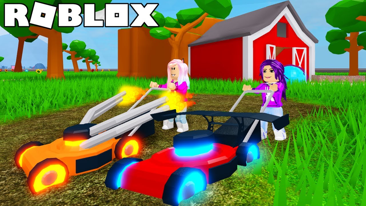 CUTTING ALL THE GRASS IS ROBLOX! / Lawn Mowing Simulator 🚜 YouTube