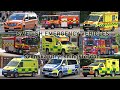  swedish emergency vehicles responding police cars fire trucks ambulances