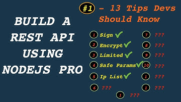 13 tips cần BIẾT của một BackEnd khi Building a Project REST API with Node.js and Express - Phần 1