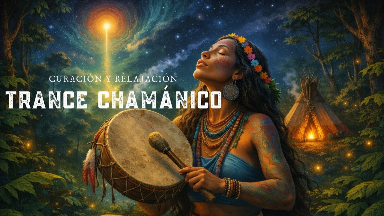 Activa tu Fuego Interior con Tambores + 741Hz | Trance Chamánico - Curación y Relajación Total 🌀