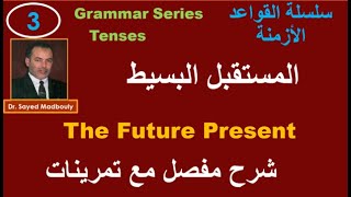 Simple Future, Tenses, Grammar Series, Video 5 المستقبل البسيط سلسلة القواعد الفيديو رقم 5