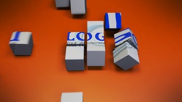 Cube Assembly Animated Video Logo