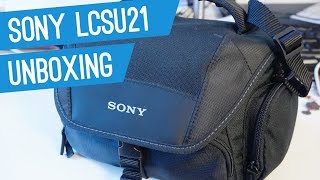 Sony LCSU21 - Unboxing