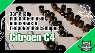 Citroen С4. Замена маслосъемных колпачков и гидрокомпенсаторов.
