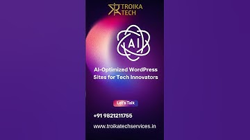 AI WordPress Websites for Tech Startups Troika Tech Chembur