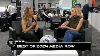 The Silver and Black's Best Moments From 2024 Media Row | Raiders | NFL