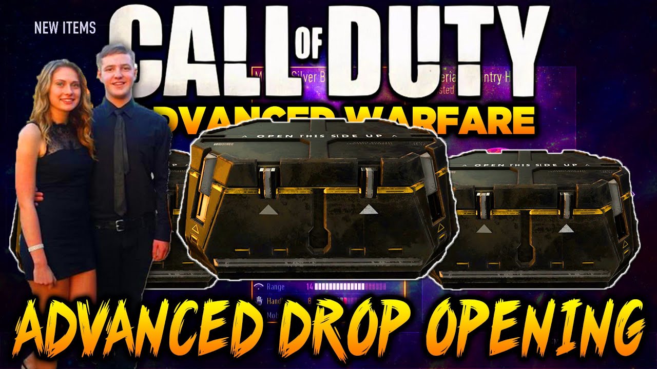 Advanced Warfare - Advanced Supply Drops w/MY GIRLFRIEND! - Elite Supply Drop Opening
