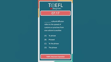 TOEFL Grammar Practice #483 | Structure Questions (Noun Subject)