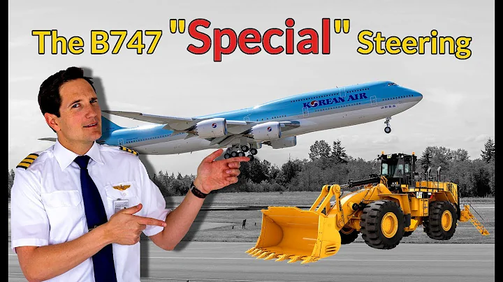 BODY GEAR STEERING on the Boeing 747 / Explained b...