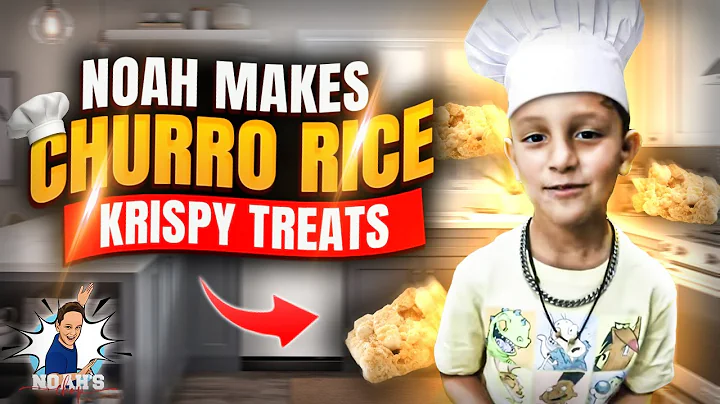 Noah makes Churro Rice Krispy Treats for Thanksgiving Dessert! Watch and Make Some Too!