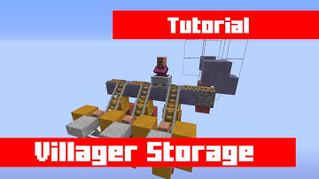 Minecraft Compact Villager Storage