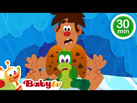 Super Egg Hunt 🥚🦖 Dinasaur and Friends | Cartoons for Kids @BabyTV
