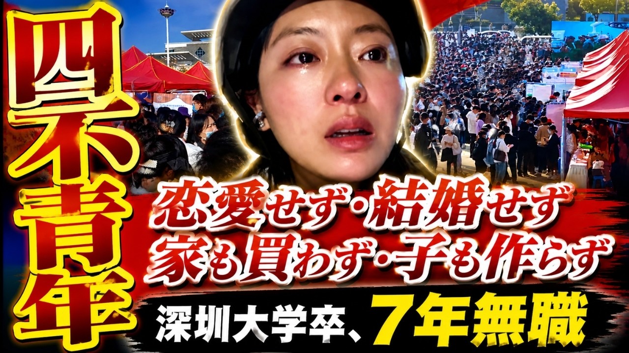 中国経済の沈黙｜「もう頑張る気力もねぇ」——四不青年と寝そべりの2026