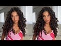 5 minute lazy styling routine for curly hair | EASY! Beginners or advanced