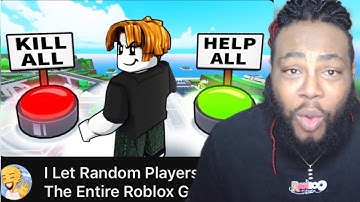 Temprist Let Random Players Control The Entire Roblox Game | PURE CHAOS! | JOEY SINGS REACTS