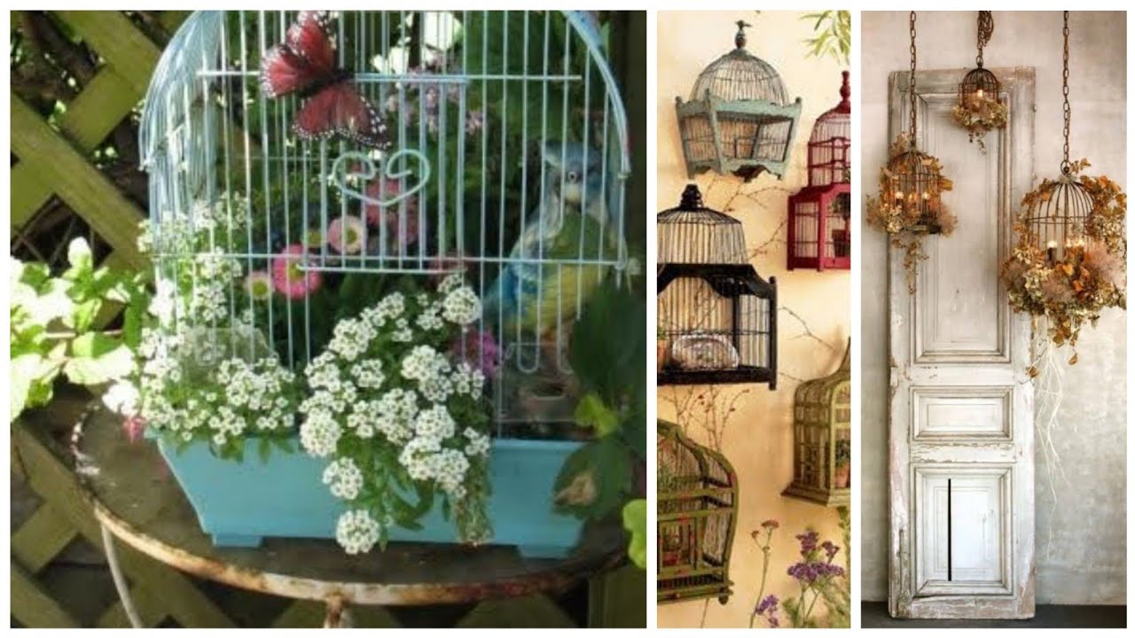 35 красивых идей со СТАРЫМИ КЛЕТКАМИ - Только крутые идеи украшения