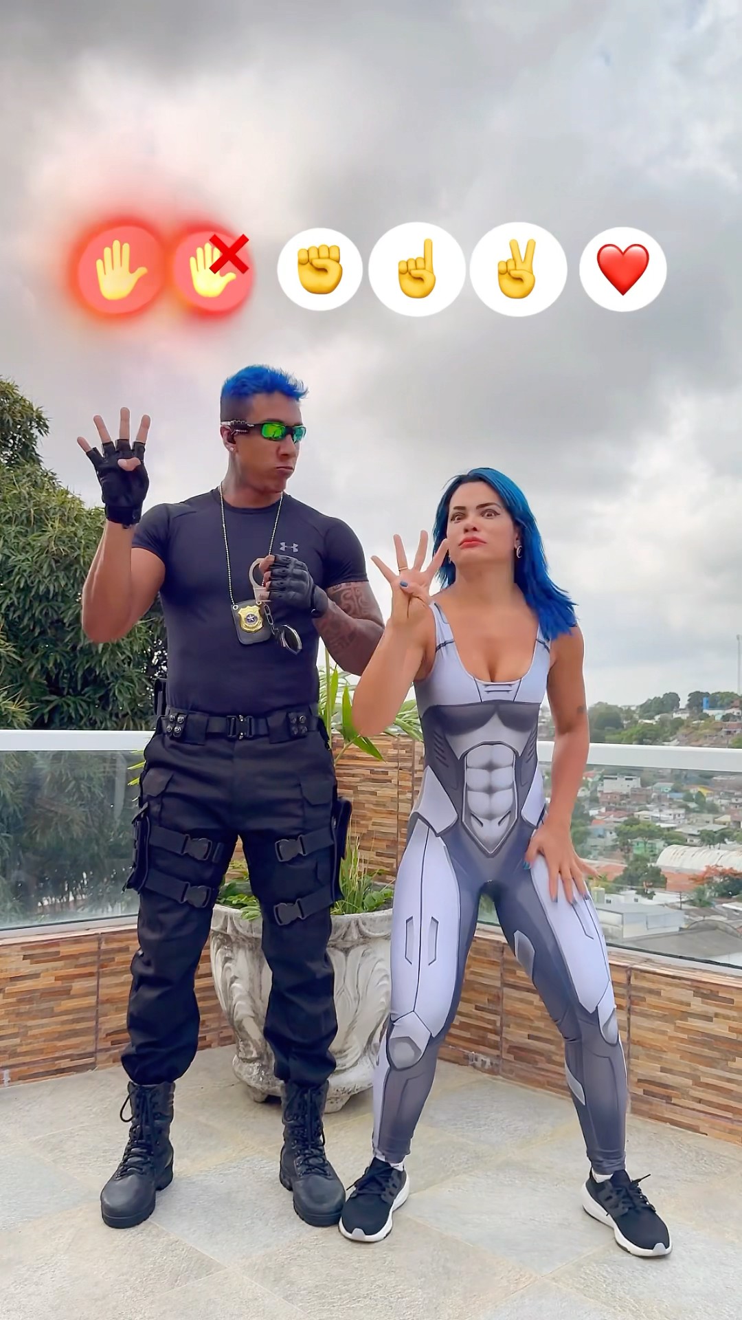 Melhor não brincar com esse policial! ?? ​⁠@ApolloSant #tutorial #entretenimento