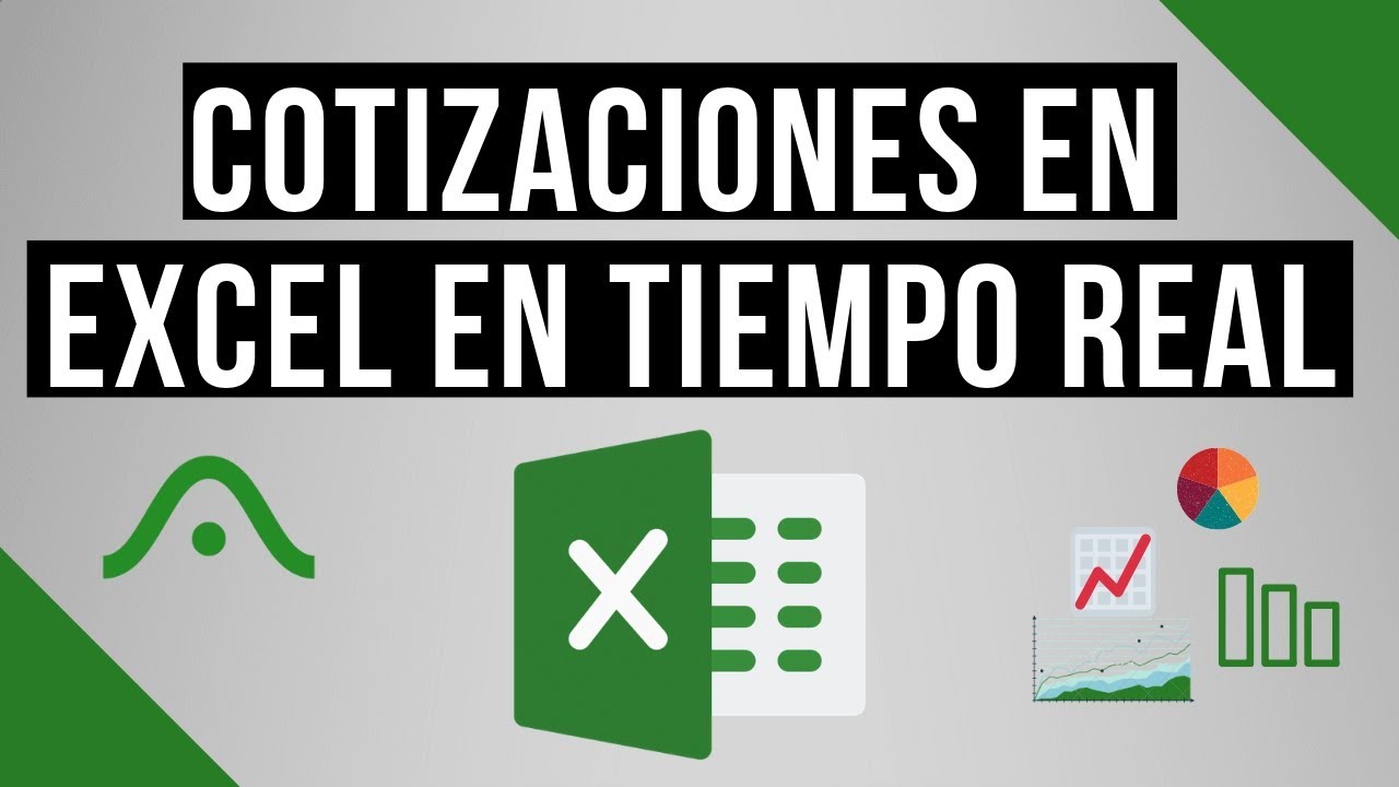 COTIZACIONES EN EXCEL EN TIEMPO REAL YouTube COTIZACIONES EN EXCEL EN TIEMPO REAL YouTube