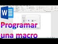Ejemplo de cómo grabar una macro en Word con acciones