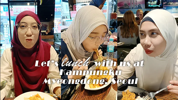 Lunch with us at Kampungku, Myeongdong Seoul | Silent Mukbang