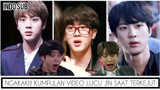 NGAKAK!!!! KUMPULAN VIDEO KIM SEOK JIN BTS SAAT TERKEJUT