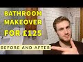 £100 Budget DIY Bathroom Makeover - Before & After [UK]