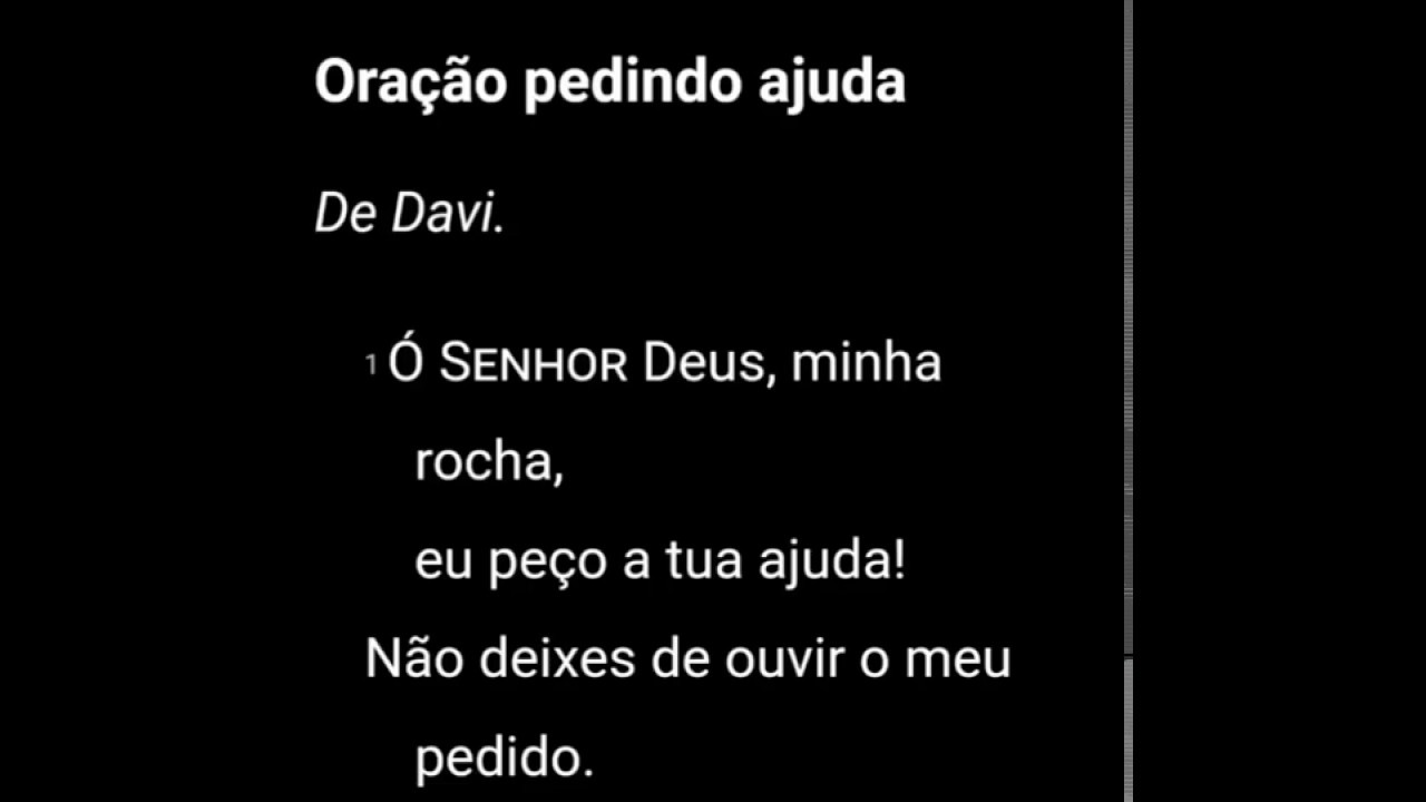 Sonhar Com Alguem Pedindo Ajuda Significado Salmos 28 - Oração Pedindo Ajuda - YouTube