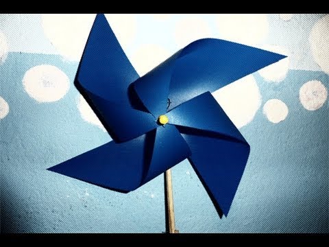 How to make a pinwheel that spins | Doovi