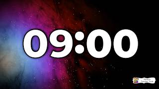 9 Minute Timer ⏱️ | No Music | Mesmerizing Stars 🚀✨🪐 | Bledsoe Teacher Tools