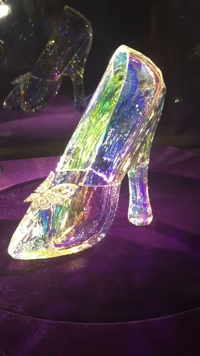 #cinderella #swarovski glass slipper shoe #cinderellaexhibition #glassslipper